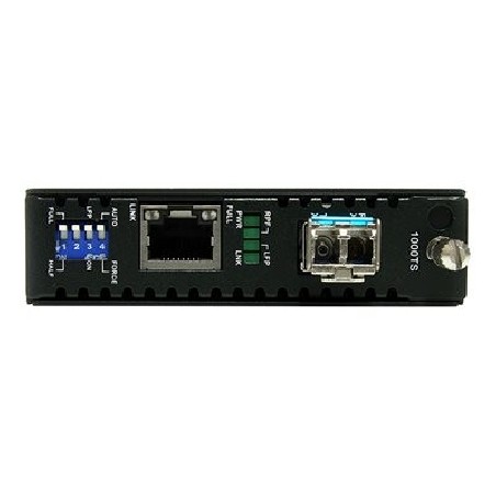 StarTech.com Multimode (MM) LC Fiber Media Converter for 1Gbe Network - 550m Range - Gigabit Ethernet - 850nm - with SFP