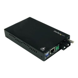 StarTech.com 10/100 Mbps Single Mode Fiber Media Converter SC - 18.6 miles/30km over Single Mode SC Fiber (ET90110SM302)
