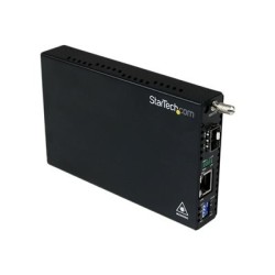 StarTech.com Gigabit Ethernet Fiber Media Converter with Open SFP Slot - Fiber to Ethernet Converter - Gigabit Ethernet Media