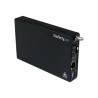 StarTech.com Gigabit Ethernet Fiber Media Converter with Open SFP Slot - Fiber to Ethernet Converter - Gigabit Ethernet Media