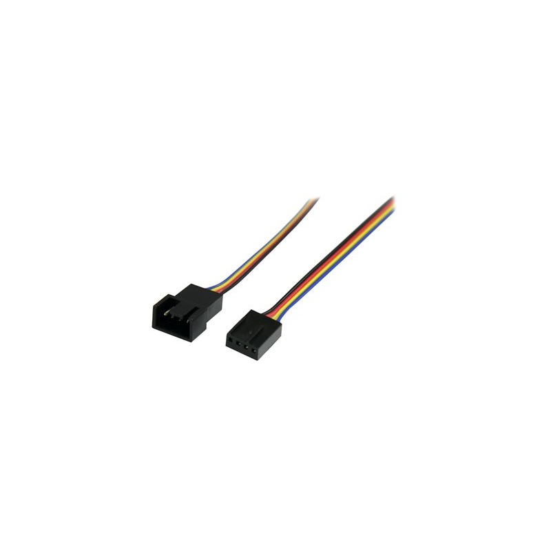 StarTech.com 12in 4 Pin Fan Power Extension Cable - M/F - Fan power extension cable - 4 pin PWM (M) to 4 pin PWM (F)