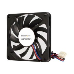 StarTech.com Replacement 70mm TX3 Dual Ball Bearing CPU Cooler Fan - 3 pin case Fan - TX3 Fan - 70mm Fan (FAN7X10TX3)