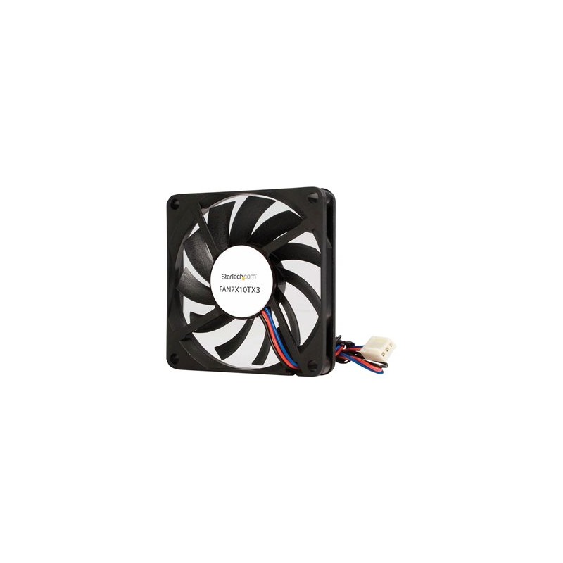 StarTech.com Replacement 70mm TX3 Dual Ball Bearing CPU Cooler Fan - 3 pin case Fan - TX3 Fan - 70mm Fan (FAN7X10TX3)