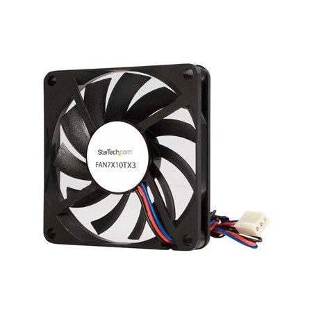 StarTech.com Replacement 70mm TX3 Dual Ball Bearing CPU Cooler Fan - 3 pin case Fan - TX3 Fan - 70mm Fan (FAN7X10TX3)
