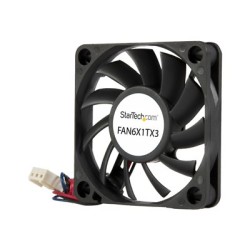 StarTech.com 60x10mm Replacement Ball Bearing Computer Case Fan w/ TX3 Connector - 3 pin case Fan - TX3 Fan - 60mm Fan