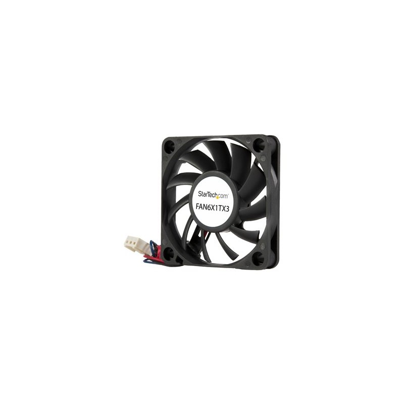 StarTech.com 60x10mm Replacement Ball Bearing Computer Case Fan w/ TX3 Connector - 3 pin case Fan - TX3 Fan - 60mm Fan