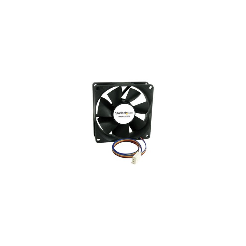 StarTech.com 80x25mm Computer Case Fan with PWM - Pulse Width Modulation Connector - computer cooling Fan - 80mm Fan - pwm Fan