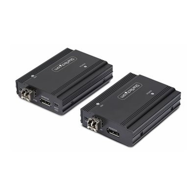StarTech.com DisplayPort KVM Console Extender Over Fiber Optic, 4K 60Hz - Video/audio/USB extendér - DisplayPort - až 300 m