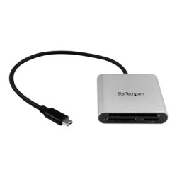 StarTech.com USB 3.0 Flash Memory Multi-Card Reader/Writer with USB-C - SD microSD and CompactFlash Card Reader w/ Integrated