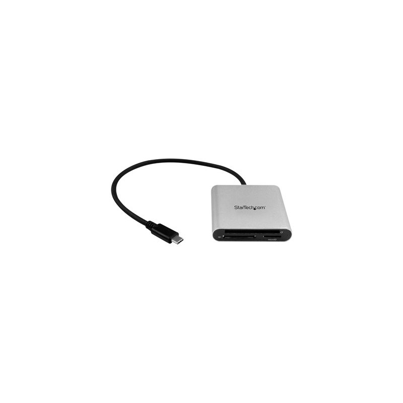 StarTech.com USB 3.0 Flash Memory Multi-Card Reader/Writer with USB-C - SD microSD and CompactFlash Card Reader w/ Integrated