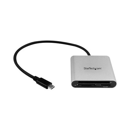StarTech.com USB 3.0 Flash Memory Multi-Card Reader/Writer with USB-C - SD microSD and CompactFlash Card Reader w/ Integrated