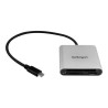 StarTech.com USB 3.0 Flash Memory Multi-Card Reader/Writer with USB-C - SD microSD and CompactFlash Card Reader w/ Integrated