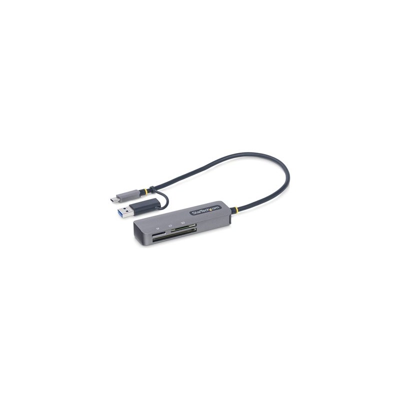 StarTech.com USB 3.0 Multi-Media Memory Card Reader, SD/microSD/CompactFlash Card Reader, Portable USB 5Gbps Card Adapter