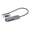 StarTech.com USB 3.0 Multi-Media Memory Card Reader, SD/microSD/CompactFlash Card Reader, Portable USB 5Gbps Card Adapter