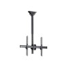 StarTech.com Ceiling TV Mount - 1.8' to 3' Short Pole - Full Motion - Supports Displays 32" to 75" - For VESA Mount Compatible