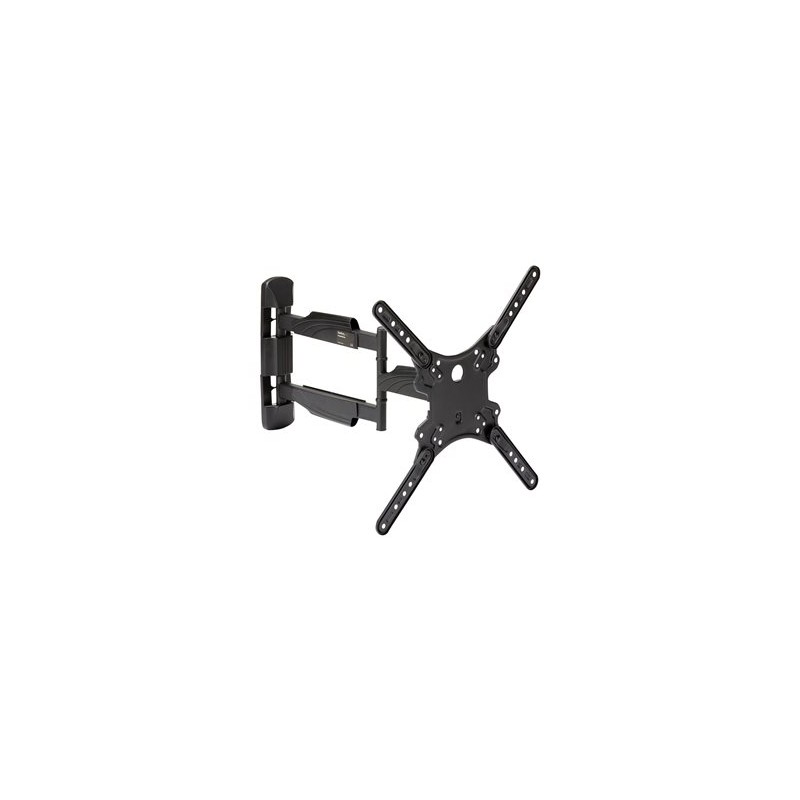StarTech.com Full Motion TV Wall Mount, 32-55 inch (77lb/35kg) VESA Displays, Low Profile Universal Flat Screen TV Wall Mount
