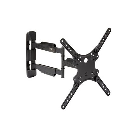 StarTech.com Full Motion TV Wall Mount, 32-55 inch (77lb/35kg) VESA Displays, Low Profile Universal Flat Screen TV Wall Mount
