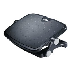 StarTech.com Under Desk Foot Rest - 18in x 14in - Adjustable Height and Angle - Foot Stool - Footrest for Desk - Office Foot