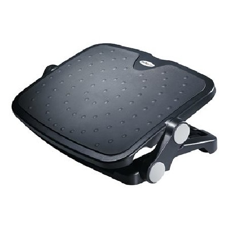 StarTech.com Under Desk Foot Rest - 18in x 14in - Adjustable Height and Angle - Foot Stool - Footrest for Desk - Office Foot