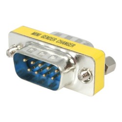 StarTech.com Slimline Serial DB9 Gender Changer - M/M - Serial gender changer - DB-9 (M) to DB-9 (M) - GC9SM - Sériová redukce