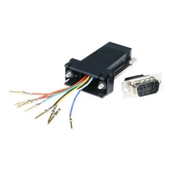 StarTech.com DB9 to RJ45 Modular Adapter - M/F - Serial adapter - DB-9 (M) to RJ-45 (F) - GC98MF - Sériový adaptér - DB-9 (M)