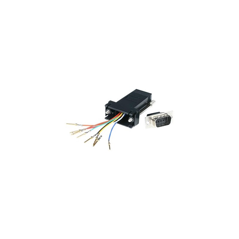 StarTech.com DB9 to RJ45 Modular Adapter - M/F - Serial adapter - DB-9 (M) to RJ-45 (F) - GC98MF - Sériový adaptér - DB-9 (M)