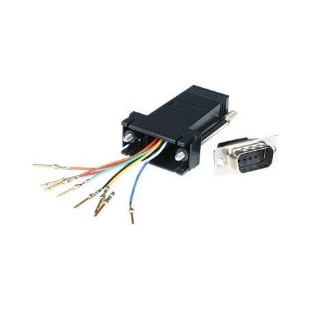 StarTech.com DB9 to RJ45 Modular Adapter - M/F - Serial adapter - DB-9 (M) to RJ-45 (F) - GC98MF - Sériový adaptér - DB-9 (M)