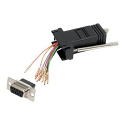StarTech.com DB9 to RJ45 Modular Adapter - F/F - Serial adapter - DB-9 (F) to RJ-45 (F) - GC98FF - Sériový adaptér - DB-9 (F)