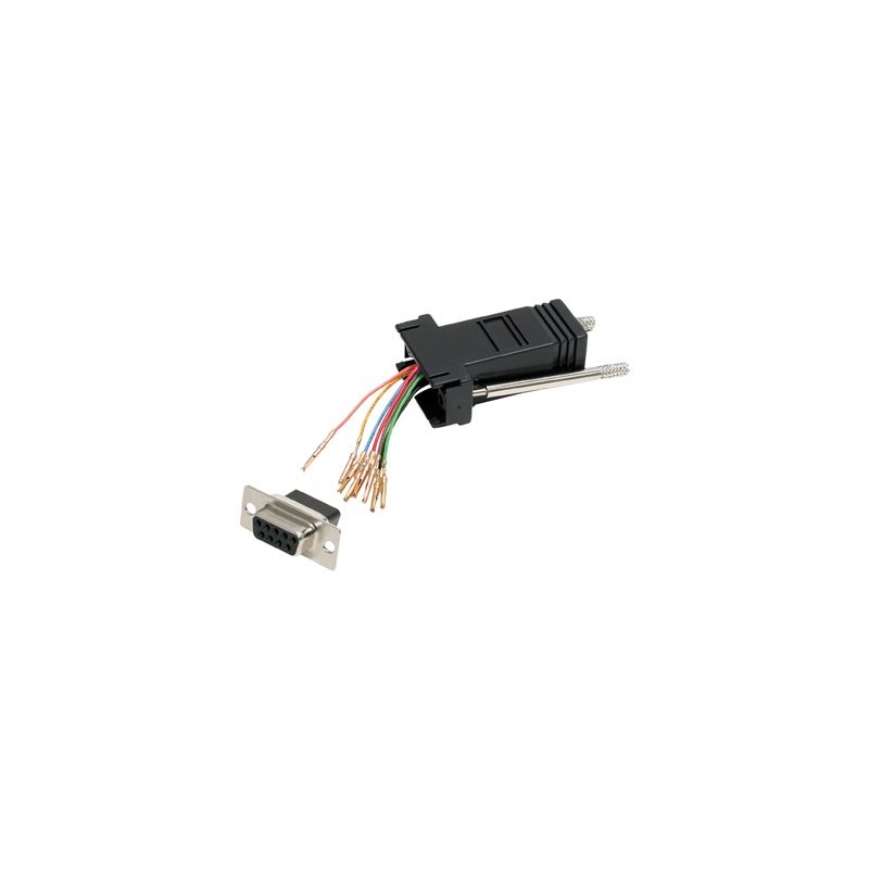 StarTech.com DB9 to RJ45 Modular Adapter - F/F - Serial adapter - DB-9 (F) to RJ-45 (F) - GC98FF - Sériový adaptér - DB-9 (F)