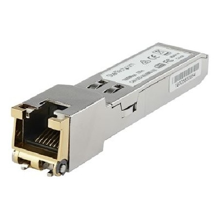 StarTech.com Cisco GLC-TE Compatible Module, 1000BASE-T Copper Industrial Gigabit Ethernet Transceiver, SFP to RJ45 Cat6/Cat5e