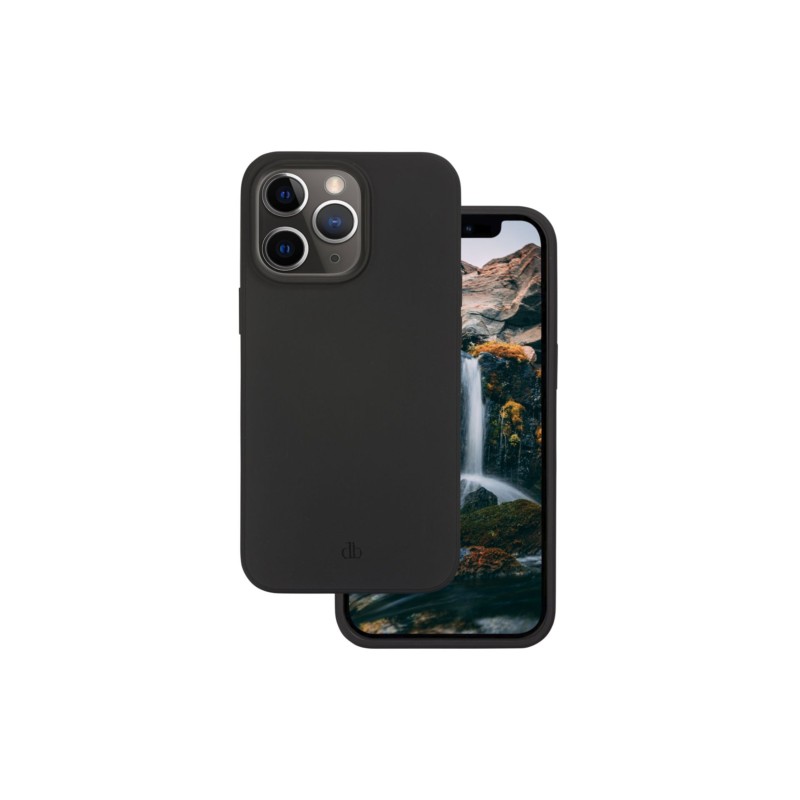 dbramante1928 Greenland - Zadní kryt pro mobilní telefon - snap-on - 100% recyklovaný plast - noční čerň - pro Apple iPhone 12