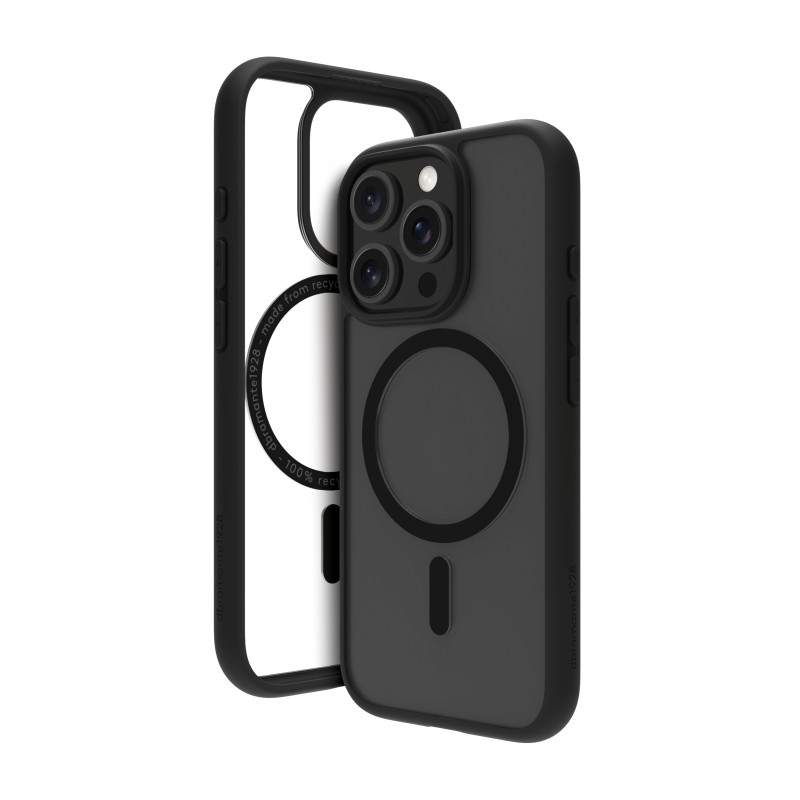 dbramante1928 Grenen - Zadní kryt pro mobilní telefon - kompatibilita s MagSafe - plast - černá - pro Apple iPhone 16 Pro