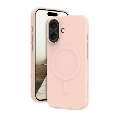 dbramante1928 Greenland Pro - Zadní kryt pro mobilní telefon - kompatibilita s MagSafe - plast - růžová pink sand - pro Apple