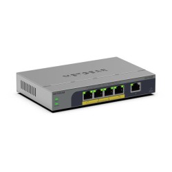 NETGEAR Easy Smart GS105EP - Prepínac - L3 - inteligentní - 1 x 10/100/1000 + 4 x 10/100/1000 (PoE+) - desktop, pro pripevnení