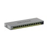 NETGEAR Easy Smart GS116EPP - Prepínac - L3 - inteligentní - 1 x 10/100/1000 + 15 x 10/100/1000 (PoE+) - desktop, pro