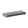NETGEAR Easy Smart GS116EP - Prepínac - L3 - inteligentní - 1 x 10/100/1000 + 15 x 10/100/1000 (PoE+) - desktop, pro pripevnení
