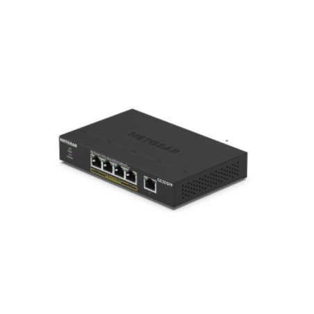 NETGEAR 300 Series GS305PP - Přepínač - SOHO - neřízený - 5 x 10/100/1000 (4 PoE+) - desktop, pro připevnění na zeď - PoE+ (83