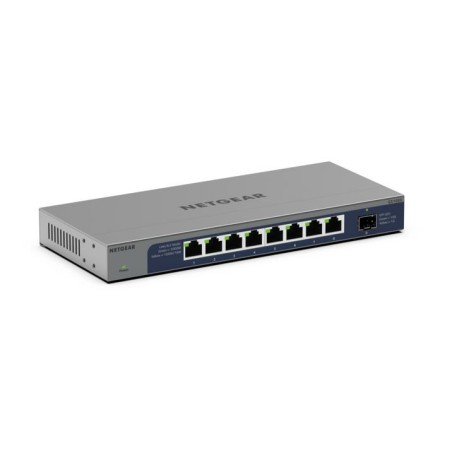 NETGEAR GS108X - Přepínač - neřízený - 8 x 10/100/1000 + 1 x 10Gb Ethernet SFP+ (uplink) - desktop, pro připevnění na zeď