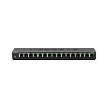 NETGEAR GS316v3 - Prepínac - nerízený - 16 x 10/100/1000 - desktop, pro pripevnení na zed