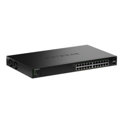 NETGEAR GS324TPv2 - Prepínac - 2+/L3 Lite - inteligentní - 24 x 10/100/1000 (PoE+) + 2 x SFP - Lze montovat do rozvadece - PoE+