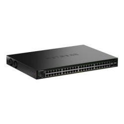 NETGEAR GS348TPv2 - Prepínac - 2+/L3 Lite - inteligentní - 48 x 10/100/1000 (PoE+) + 4 x SFP - desktop, Lze montovat do