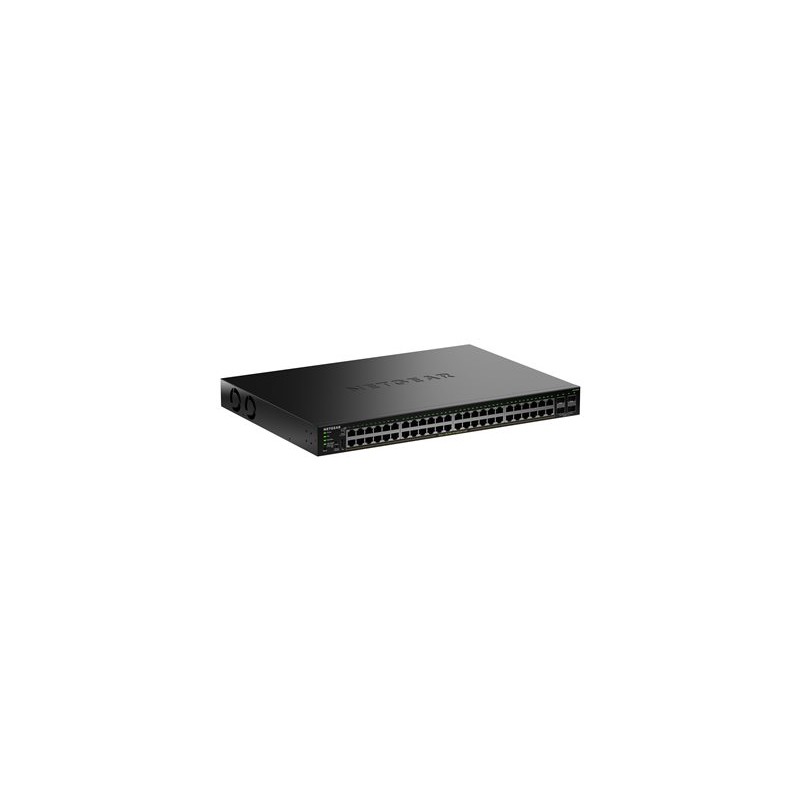 NETGEAR GS348TPv2 - Prepínac - 2+/L3 Lite - inteligentní - 48 x 10/100/1000 (PoE+) + 4 x SFP - desktop, Lze montovat do