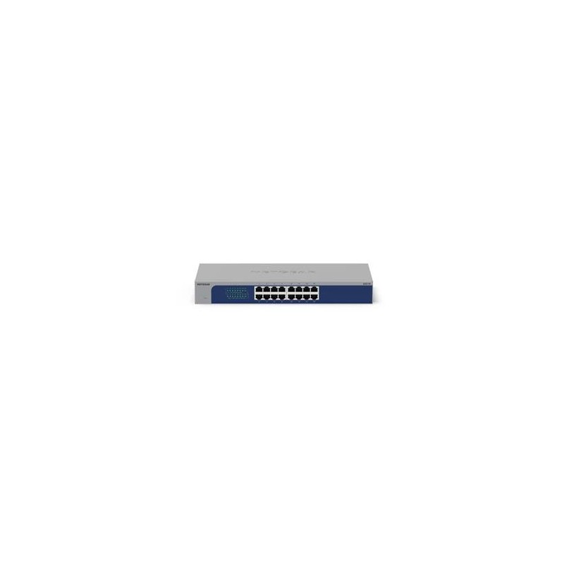 NETGEAR GS516 - V3 - přepínač - neřízený - 16 x 10/100/1000 - desktop, Lze montovat do rozvaděče