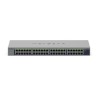 NETGEAR GS748 - Prepínac - nerízený - 48 x 10/100/1000 - desktop, pro pripevnení na zed