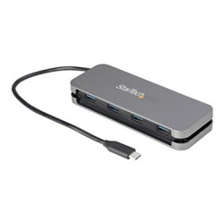 StarTech.com 4 Port USB C Hub - 4x USB-A - 5Gbps USB 3.0 Type-C Hub (USB 3.2/3.1 Gen 1) - Bus Powered - 11" Long Cable w/ Cable