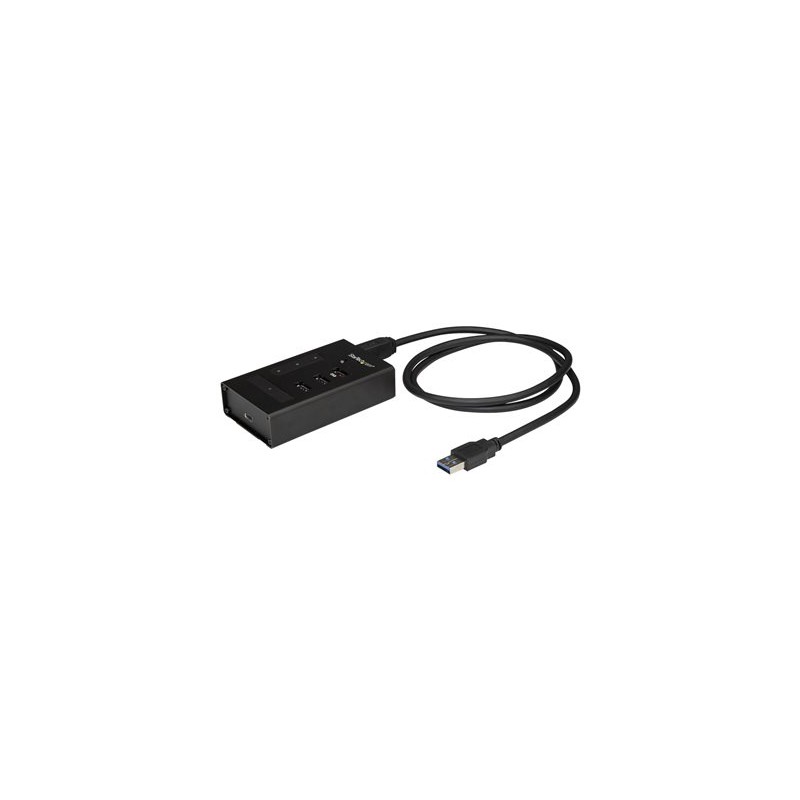 StarTech.com 4 Port USB 3.0 Hub, USB Type-A to 1x USB-C & 3x USB-A, Commercial Metal USB Hub, SuperSpeed 5Gbps USB 3.1/3.2 Gen