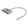 StarTech.com 3-Port USB-C Hub with Ethernet, 3x USB-A Ports, Gigabit Ethernet, USB 3.0 5Gbps, Bus-Powered, USB Type-C Hub w/