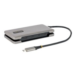 StarTech.com 4-Port USB-C Hub, 4x USB-C Ports, USB 3.1 10Gbps, Portable USB C Hub with 100W Power Delivery Pass-Through