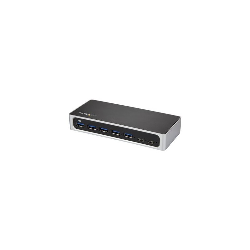 StarTech.com 7 Port USB C Hub with Fast Charge Port, USB-C to 5x USB-A 2x USB-C USB 3.0 (USB 3.1/3.2 Gen 1 SuperSpeed 5Gbps)