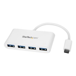StarTech.com 4 Port USB C Hub with 4x USB-A Ports (USB 3.0 SuperSpeed 5Gbps), USB Bus Powered, Portable/Laptop USB-C to USB-A